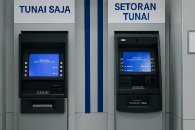 atm setor tarik tunai dan non tunai bca buaran