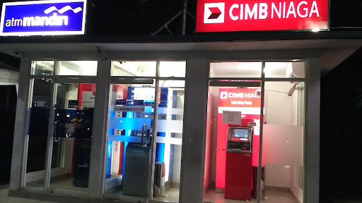 ATM Bank Mandiri dan Bank CIMB Niaga (SPBU 54-81102 Banyuasri)
