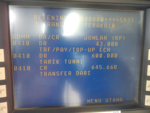 ATM BNI KCU BARABAI