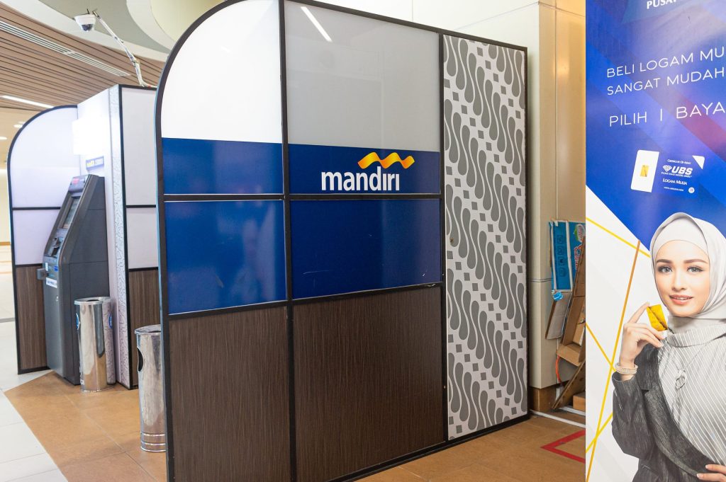 mandiri atm gedung the east